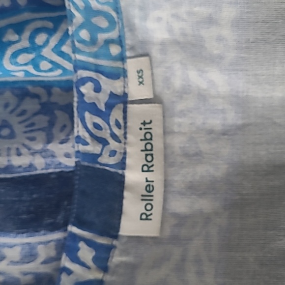 Roller Rabbit Blue And White Tunic Size XXS - Picture 6 of 7